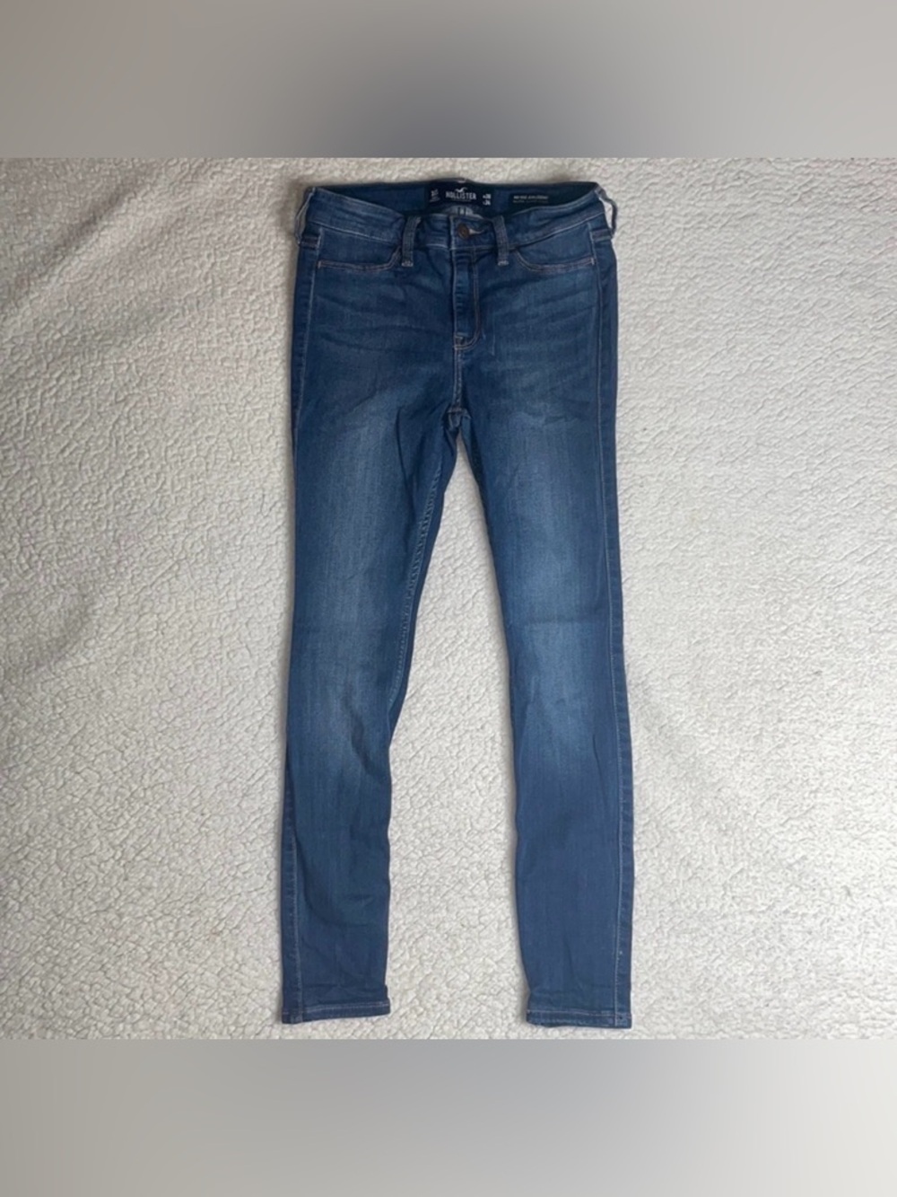 Hollister Jeans Super Strech Mid Rise Jean Leggings Advance Stretch Size 26